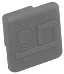 Fulton Products 2211 FRAME HITCH TUBE COVER BLACK