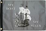 Taylor 1613 FLAG 12X18 MY BOAT MY RULES