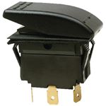 Seachoice 10841 ROCK SWITCH ON-OFF-ON DPDT BLK