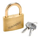 Seachoice 37201 SOLID BRASS PADLOCK-1.25