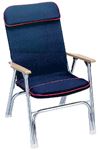 Seachoice 78511 PADDED DECK CHAIR W/RED PIPING