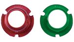 Perko 0281DPALNS SIDELIGHT LENS SET(RED/GREEN)
